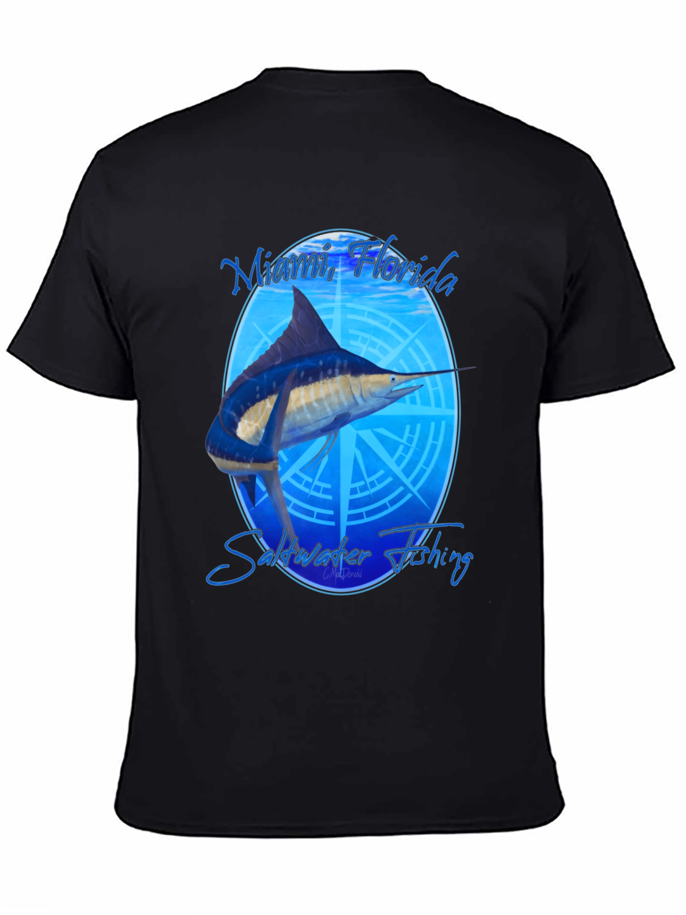 Miami Florida Saltwater Fishing T-Shirt