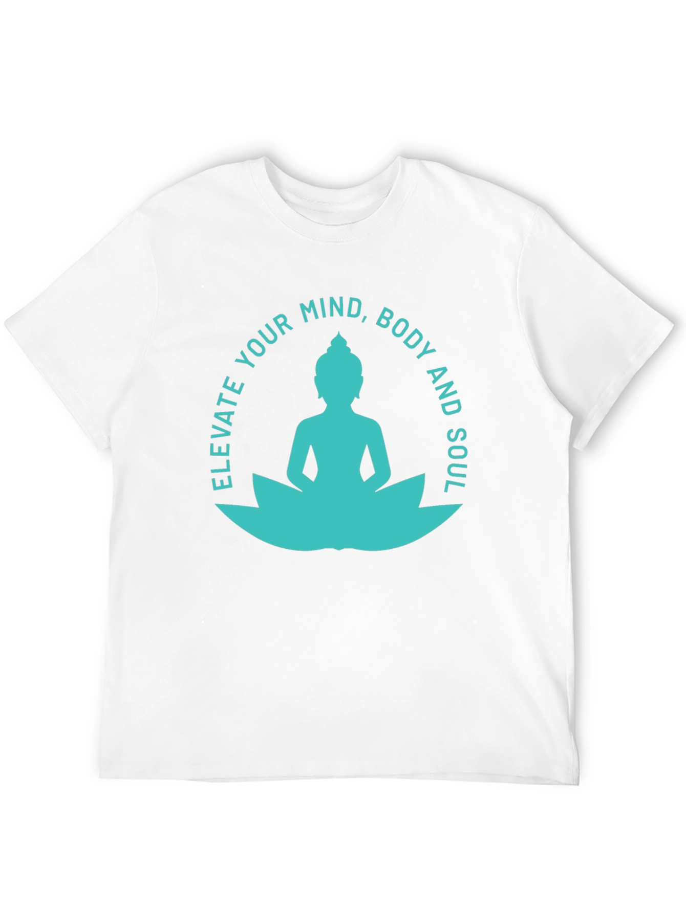 Elevate Mind Body Soul Tee - Buddha Lotus T-Shirt