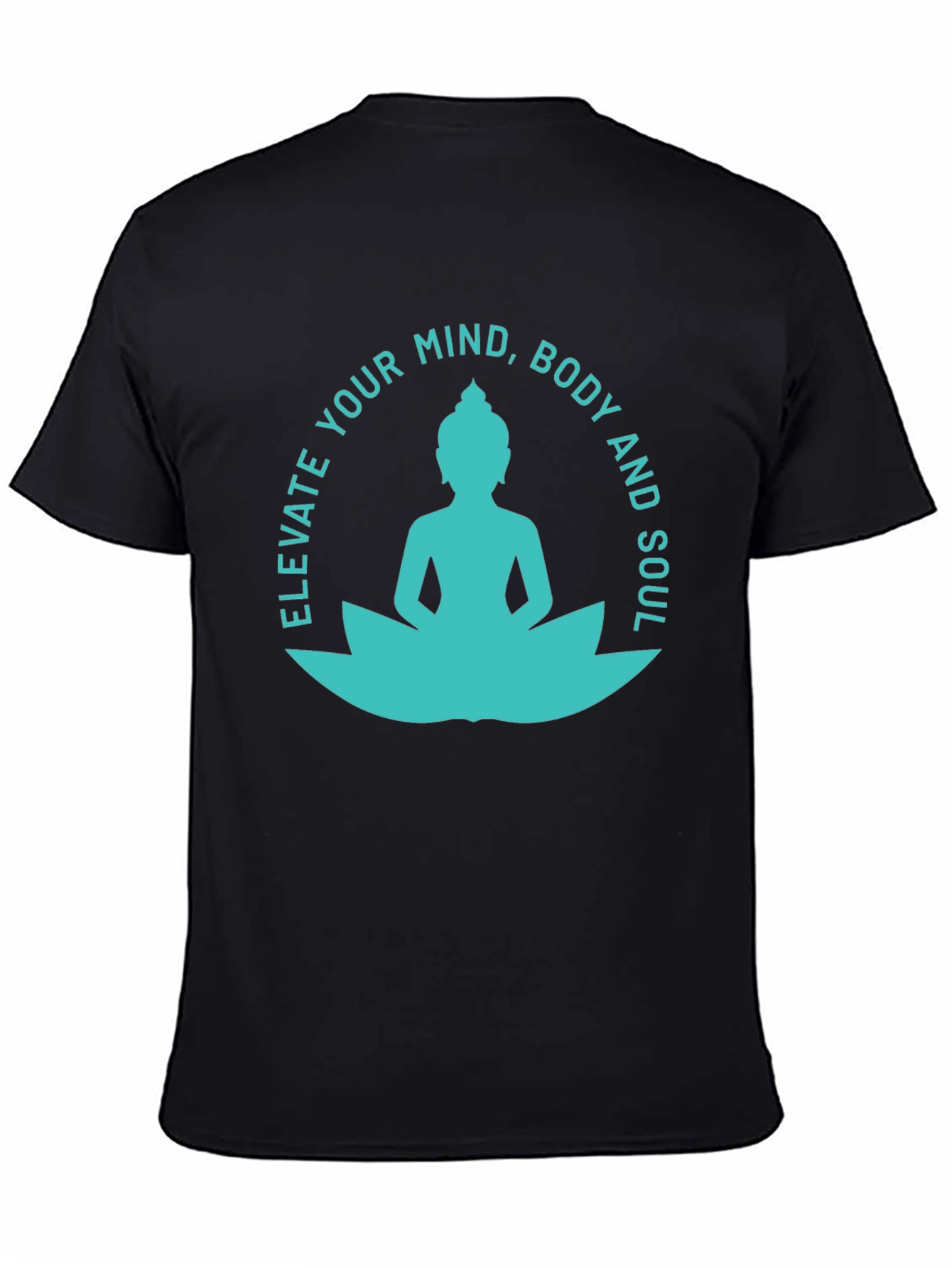 Elevate Mind Body Soul Tee - Buddha Lotus T-Shirt