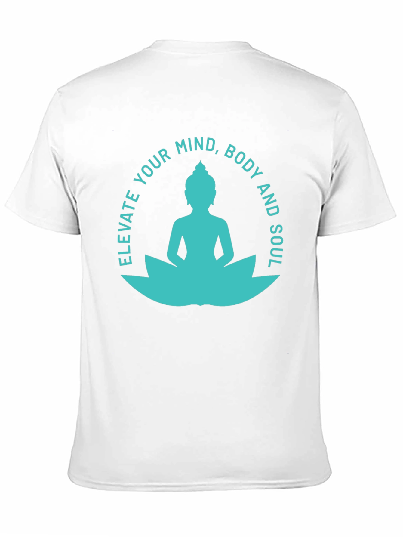 Elevate Mind Body Soul Tee - Buddha Lotus T-Shirt