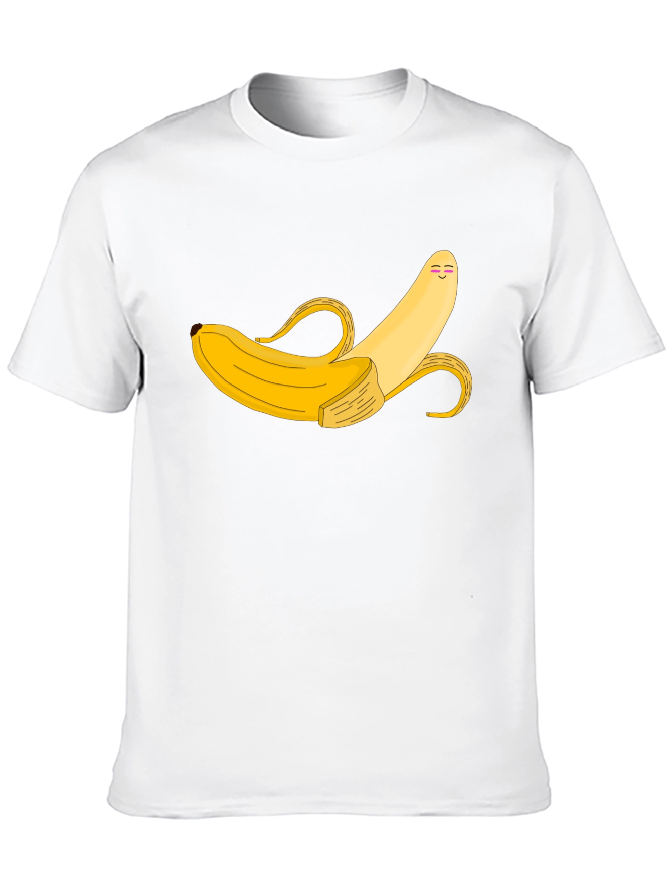Banana Graphic Tee - Unique Cartoon Style