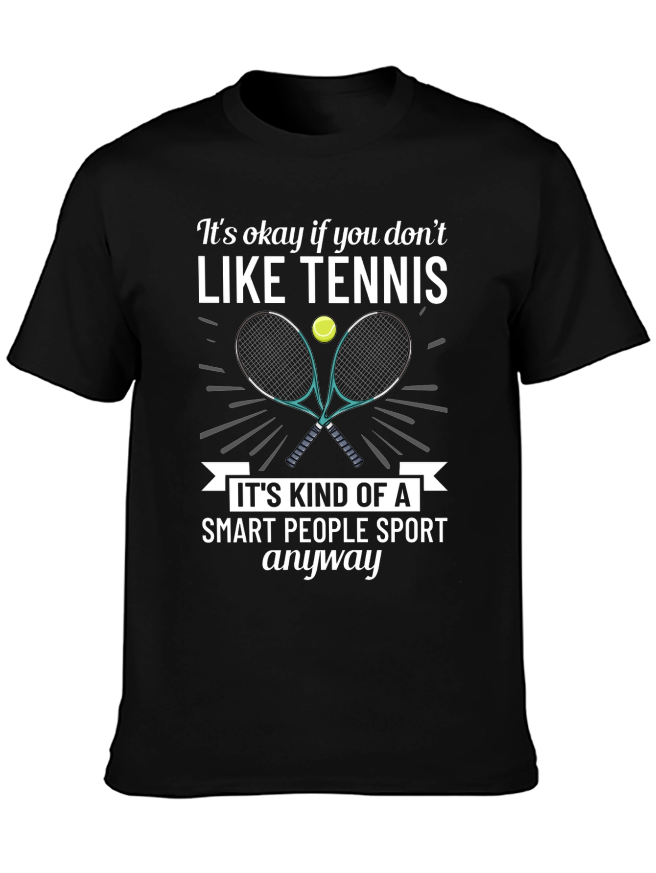 Funny Tennis T-Shirt - Smart People Sport Tee