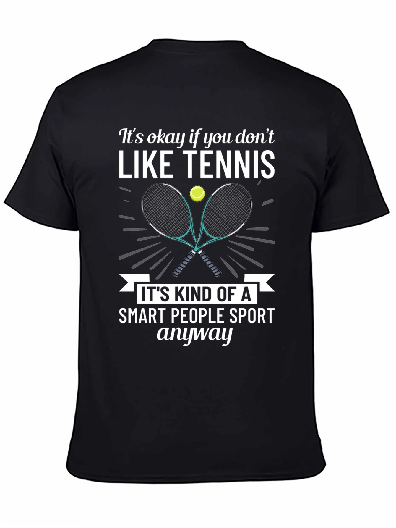 Funny Tennis T-Shirt - Smart People Sport Tee