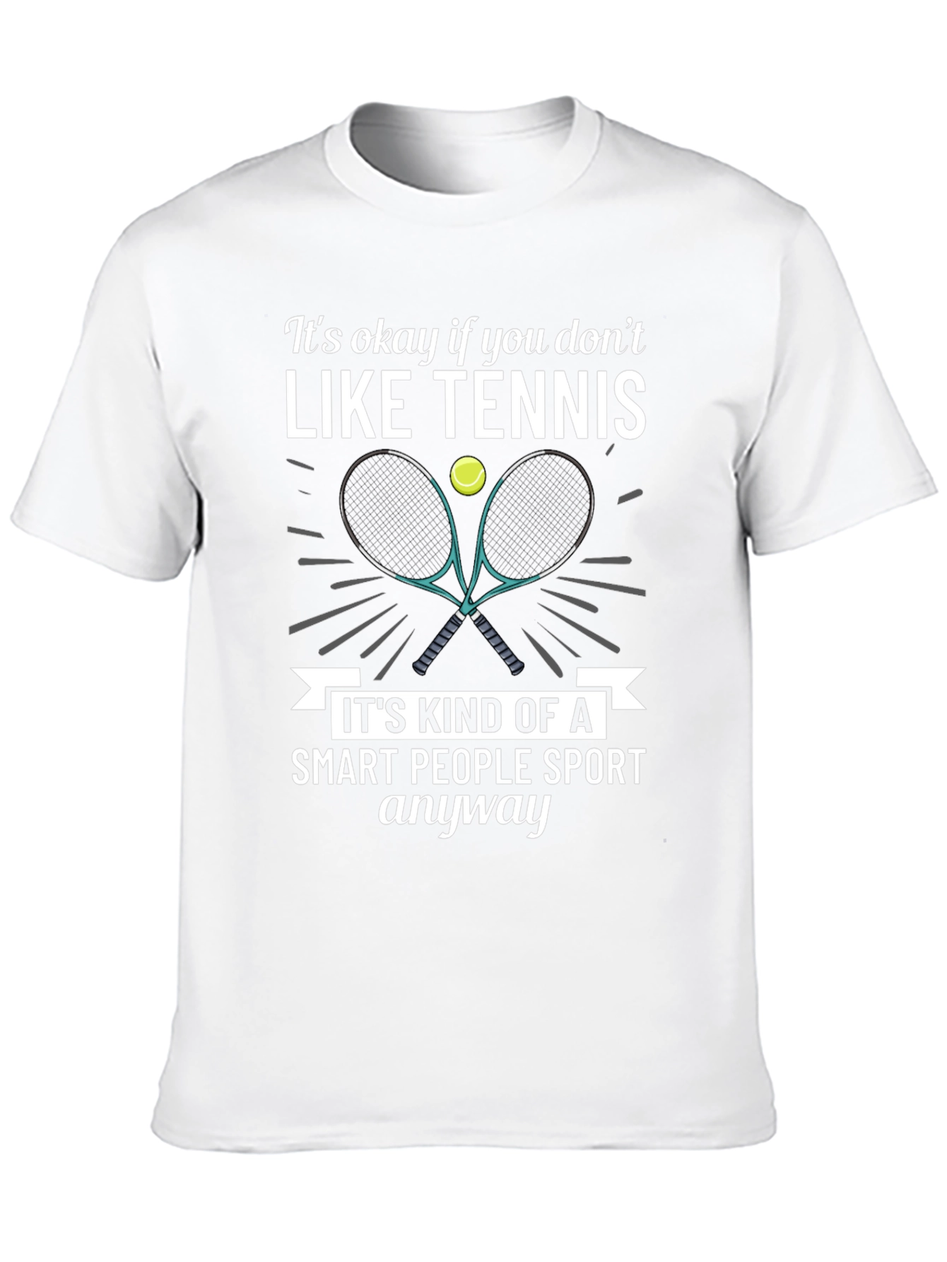 Funny Tennis T-Shirt - Smart People Sport Tee