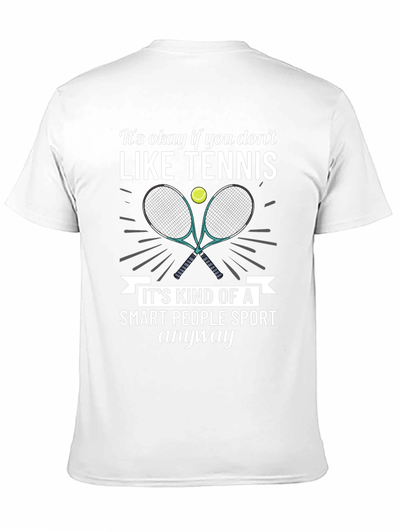 Funny Tennis T-Shirt - Smart People Sport Tee