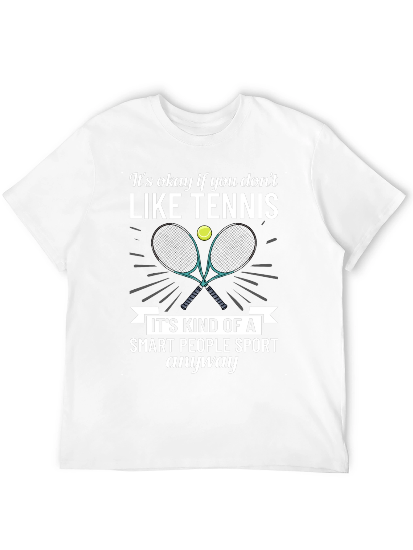 Funny Tennis T-Shirt - Smart People Sport Tee