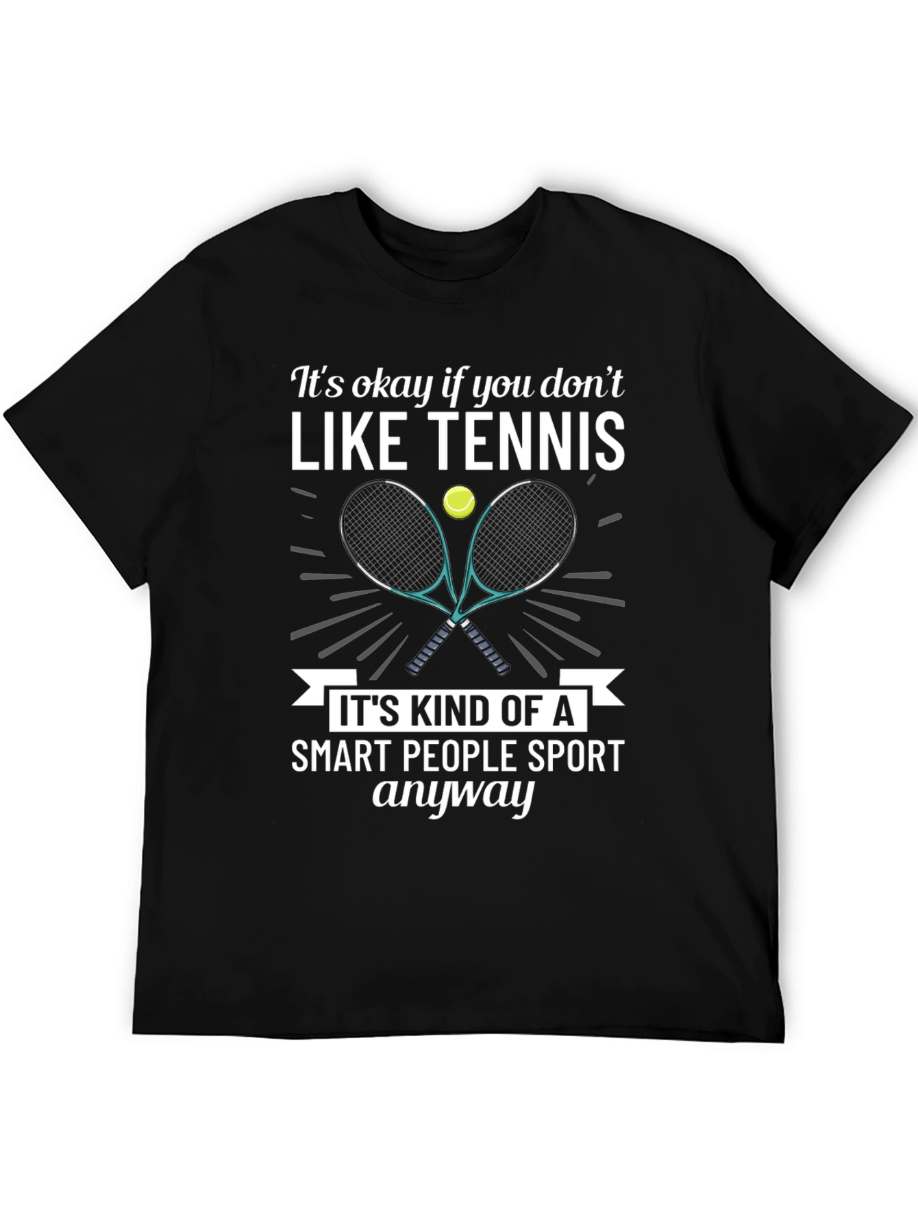 Funny Tennis T-Shirt - Smart People Sport Tee