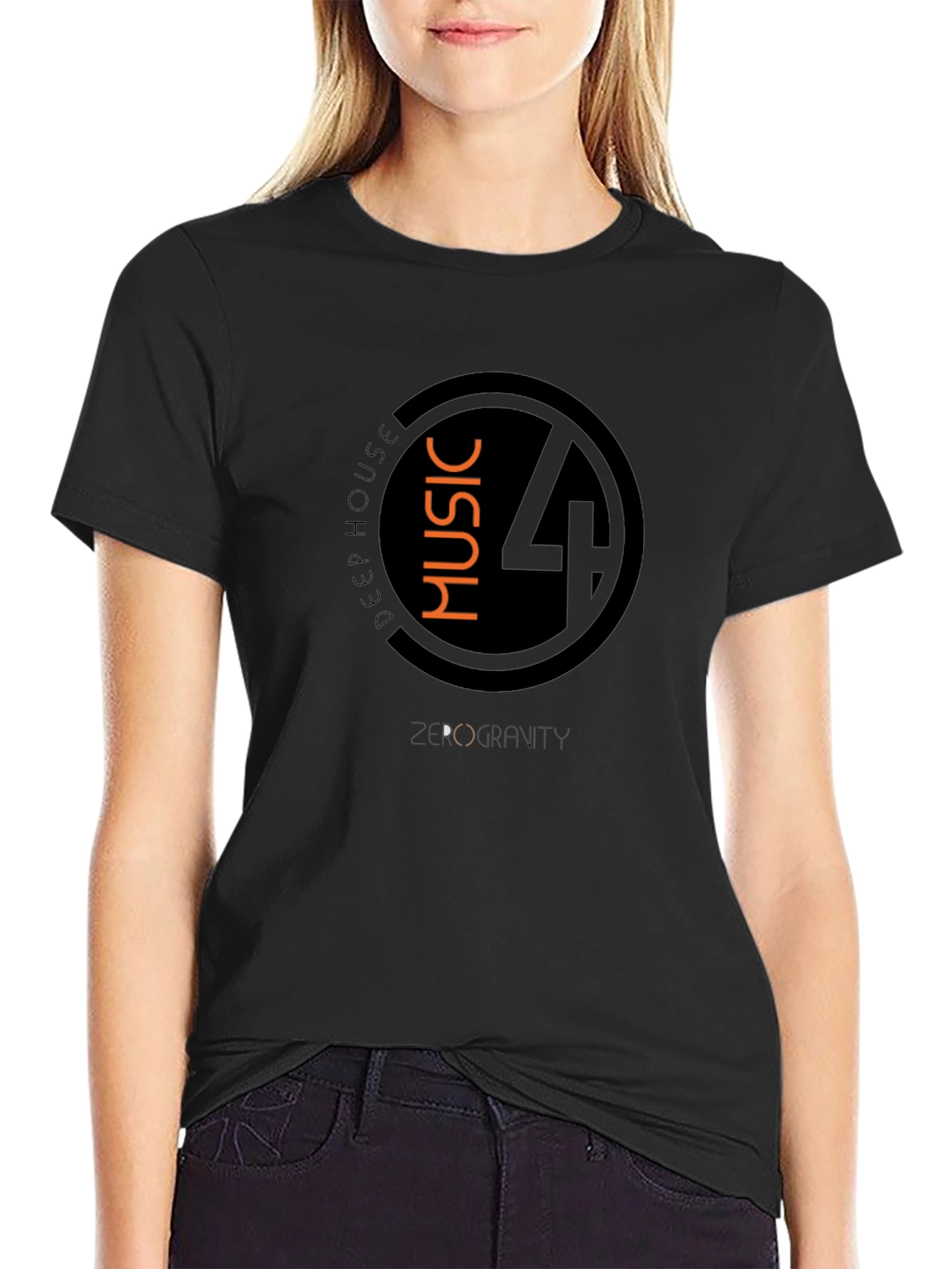 Deep House Music Graphic T-Shirt