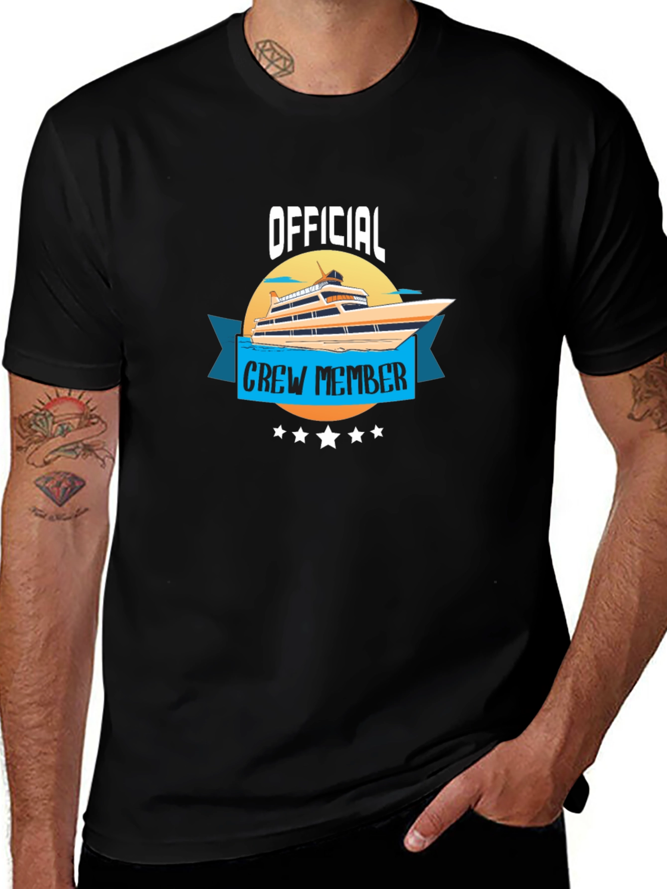 Official Crew Member T-Shirt - Yacht Design