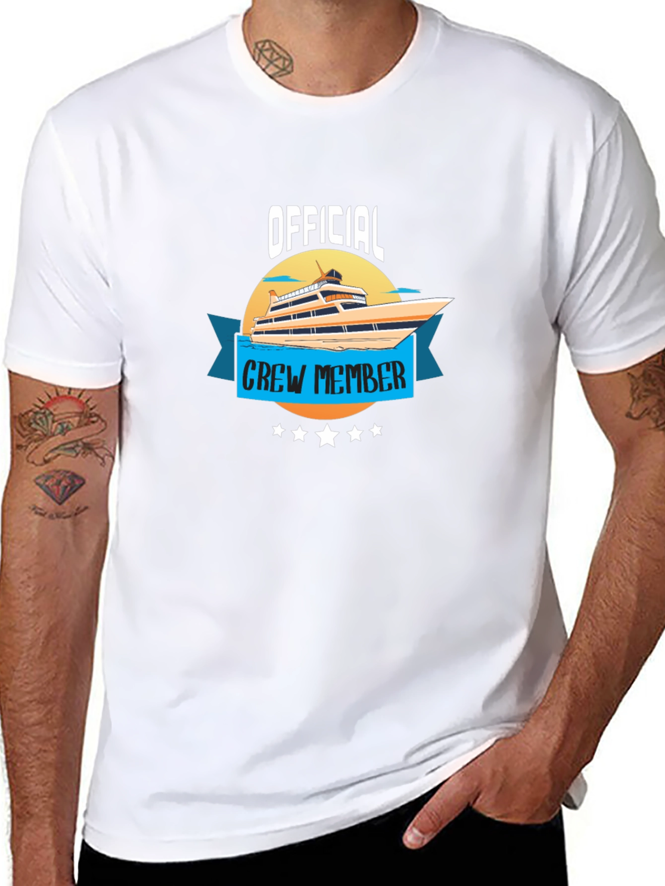 Official Crew Member T-Shirt - Yacht Design