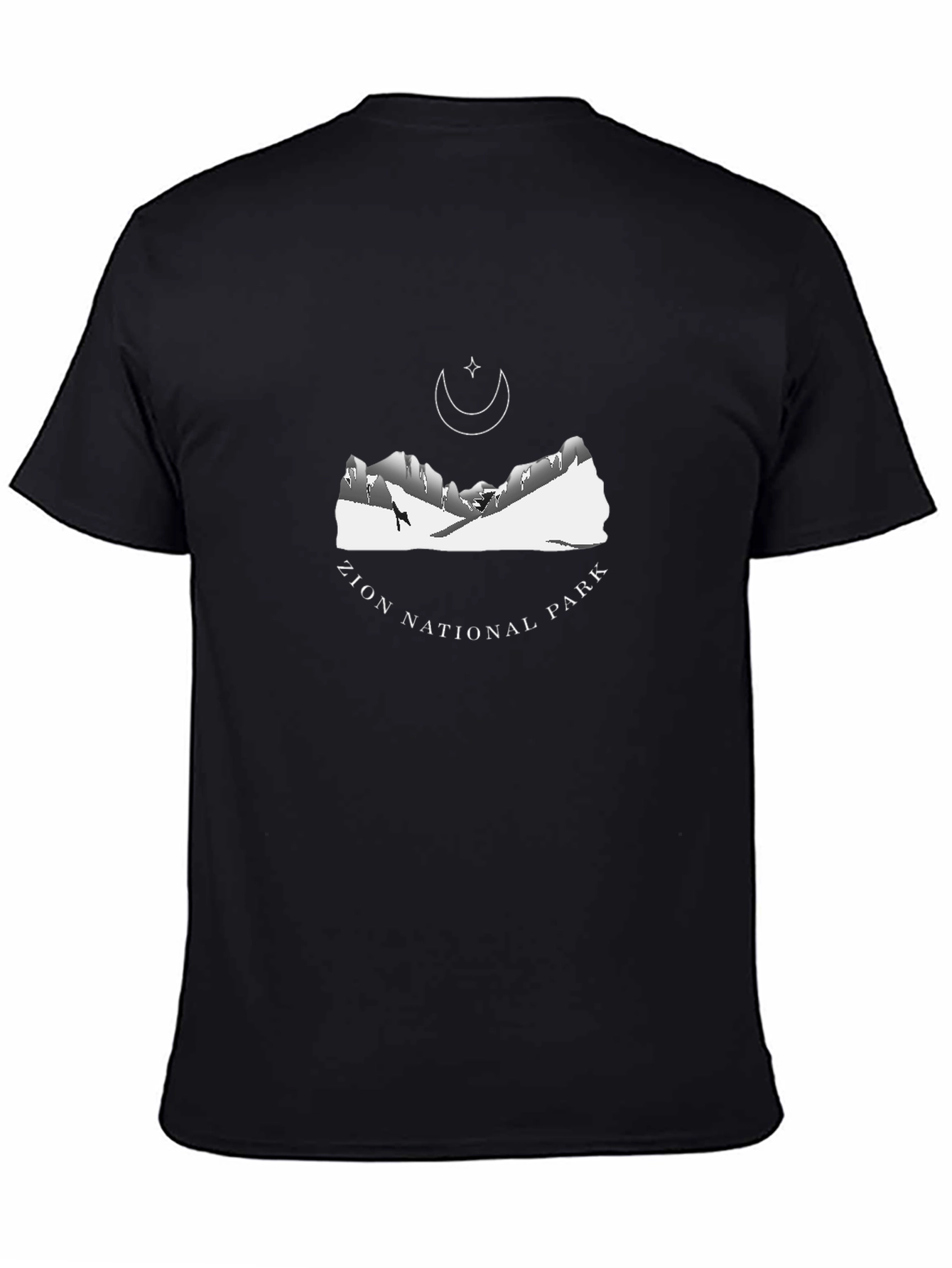 Zion National Park Graphic T-Shirt - Black