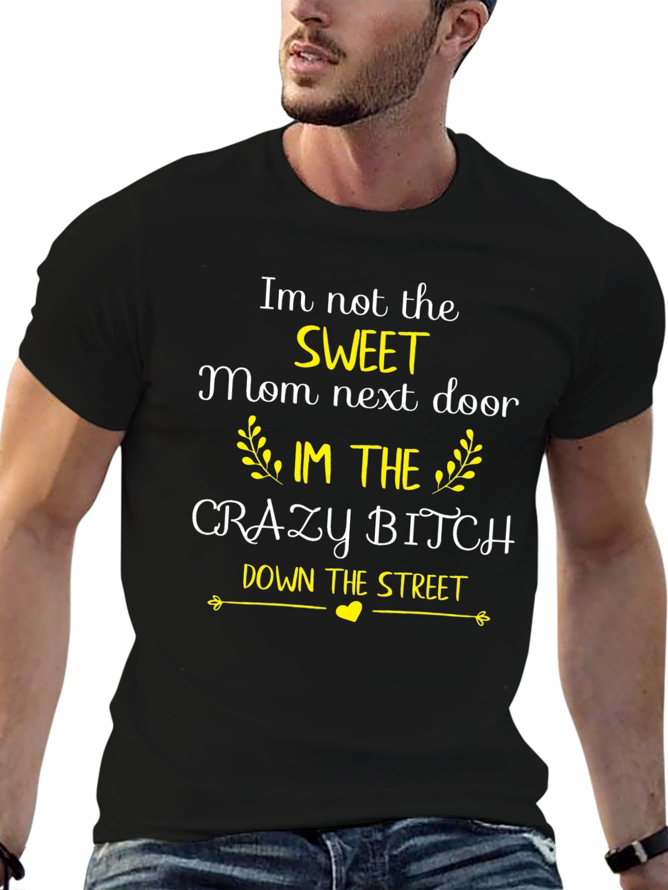 Funny Crazy B*tch Mom Graphic T-Shirt