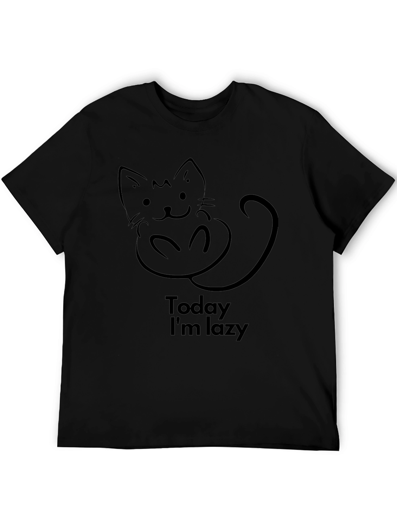 Lazy Cat T-Shirt - Cute & Comfy