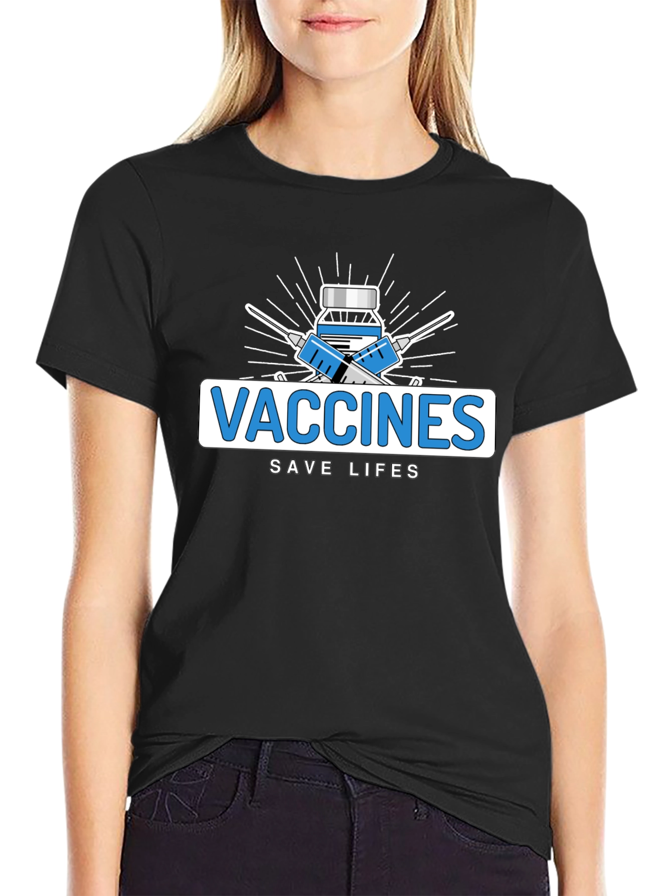 Vaccines Save Lives Graphic Tee - Unisex