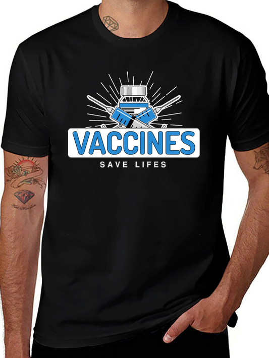 Vaccines Save Lives Graphic Tee - Unisex