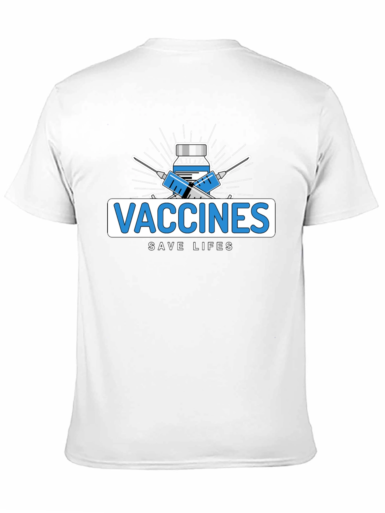 Vaccines Save Lives Graphic Tee - Unisex