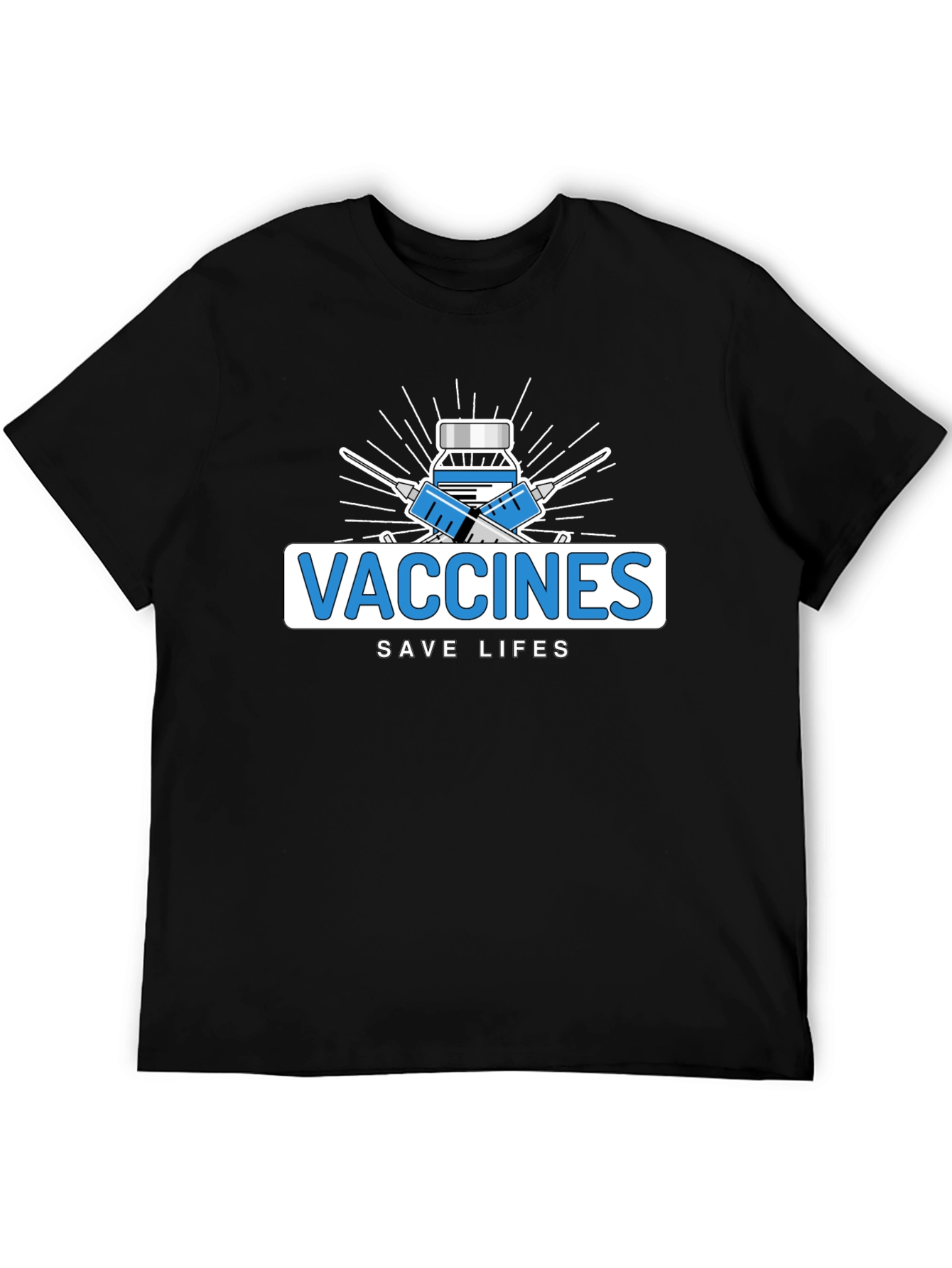 Vaccines Save Lives Graphic Tee - Unisex