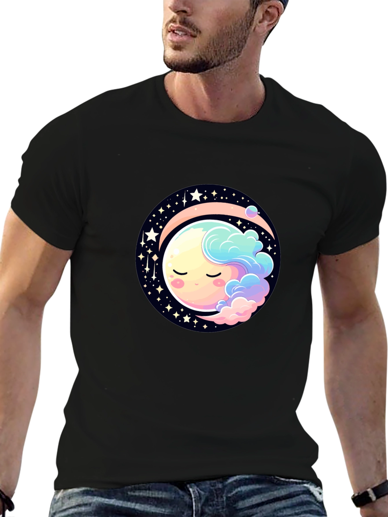 Celestial Dreams Black T-Shirt