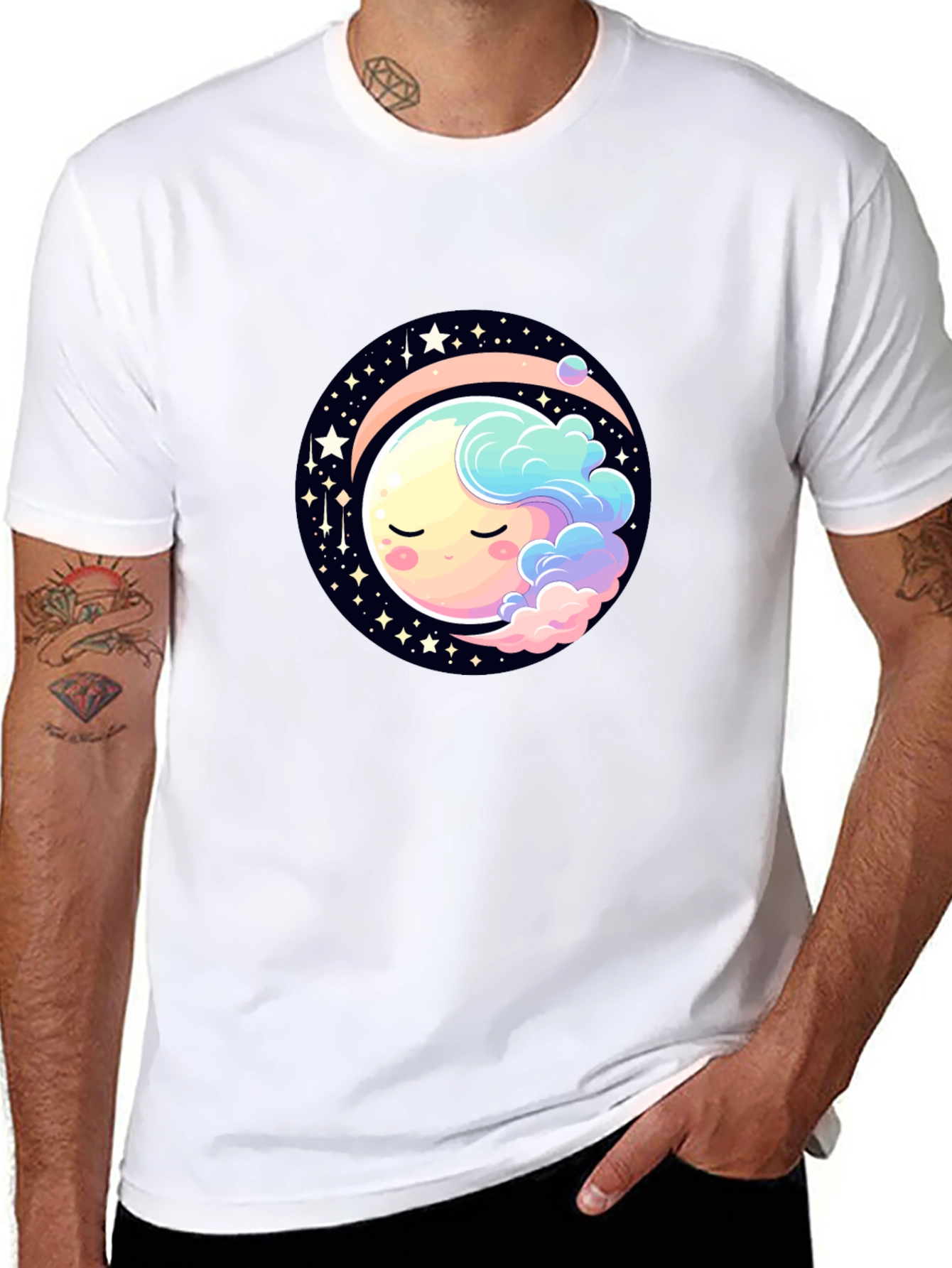 Celestial Dreams Black T-Shirt