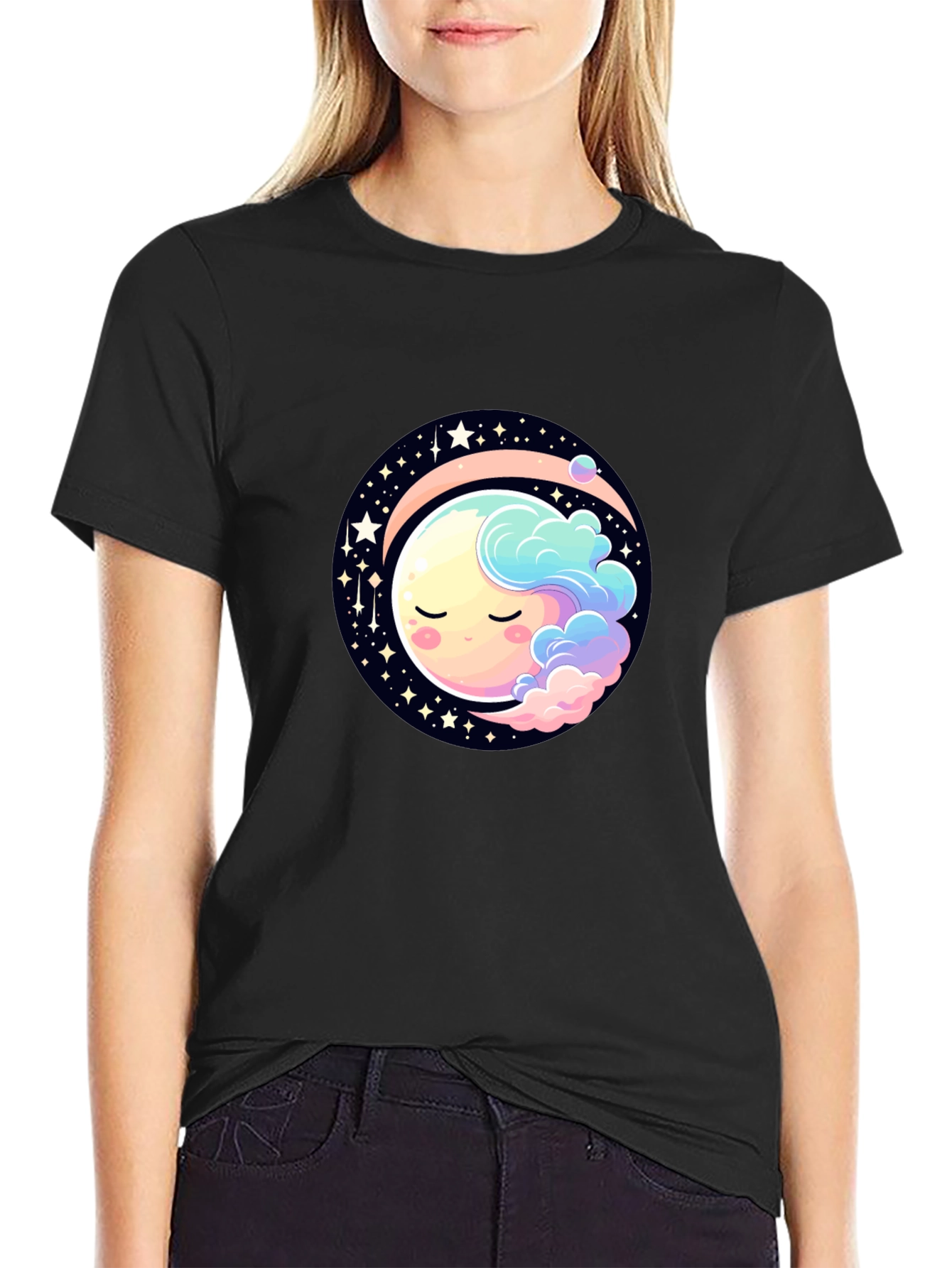 Celestial Dreams Black T-Shirt