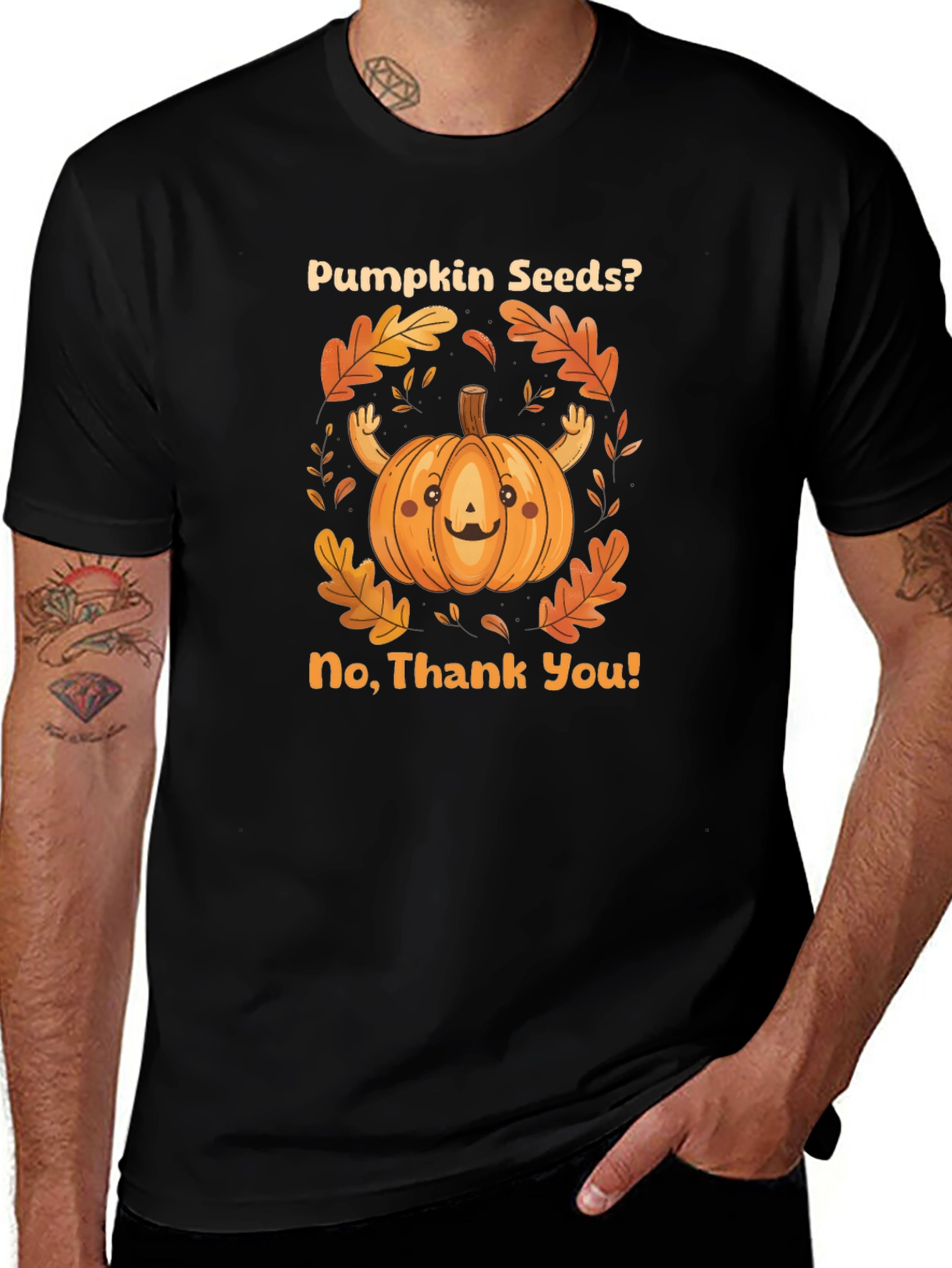 Pumpkin Seeds? No Thank You! Graphic T-Shirt