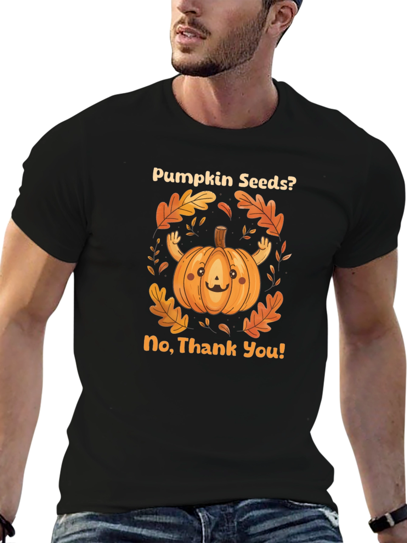 Pumpkin Seeds? No Thank You! Graphic T-Shirt