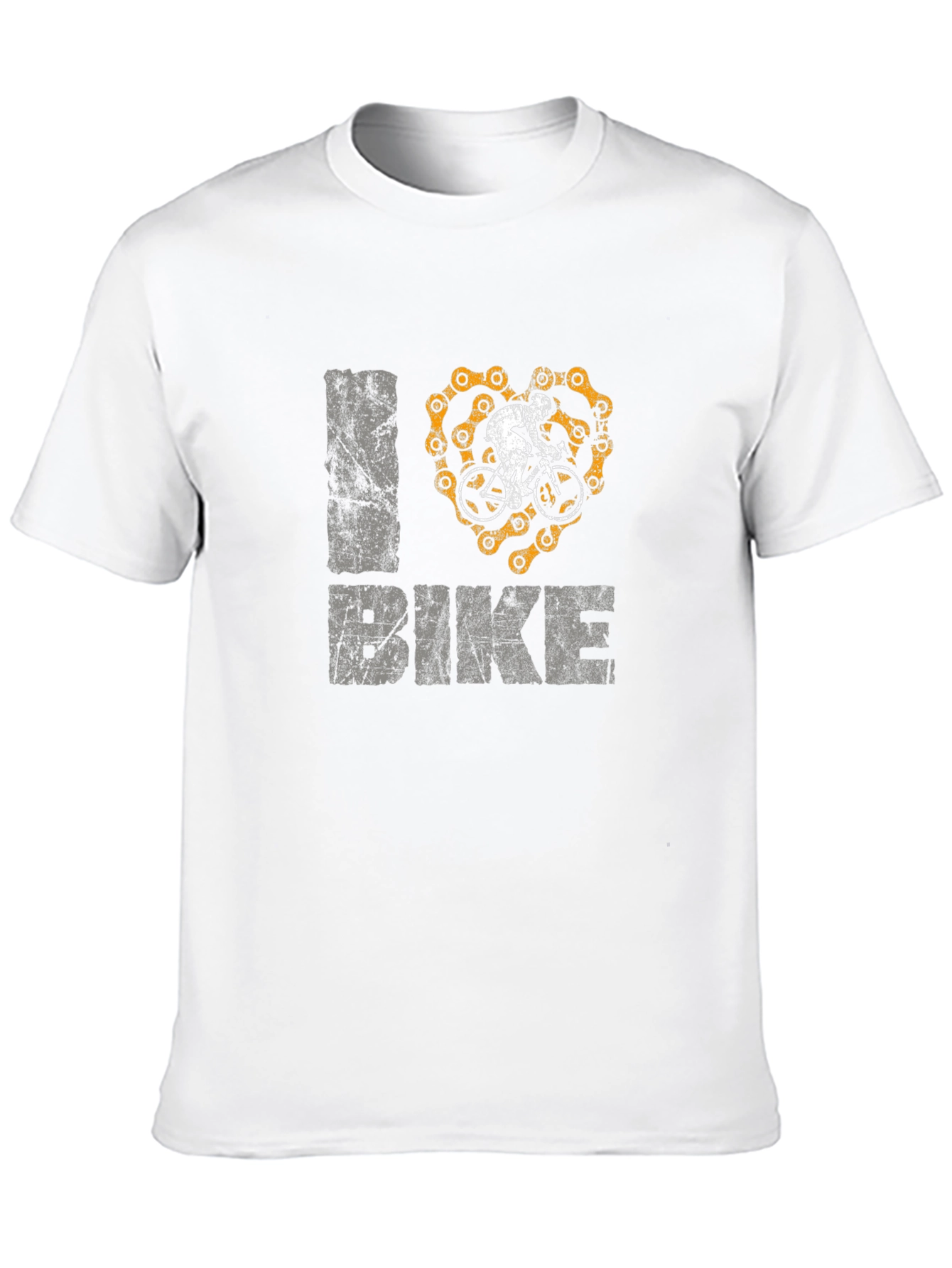 I Heart Bike Graphic Print Tee