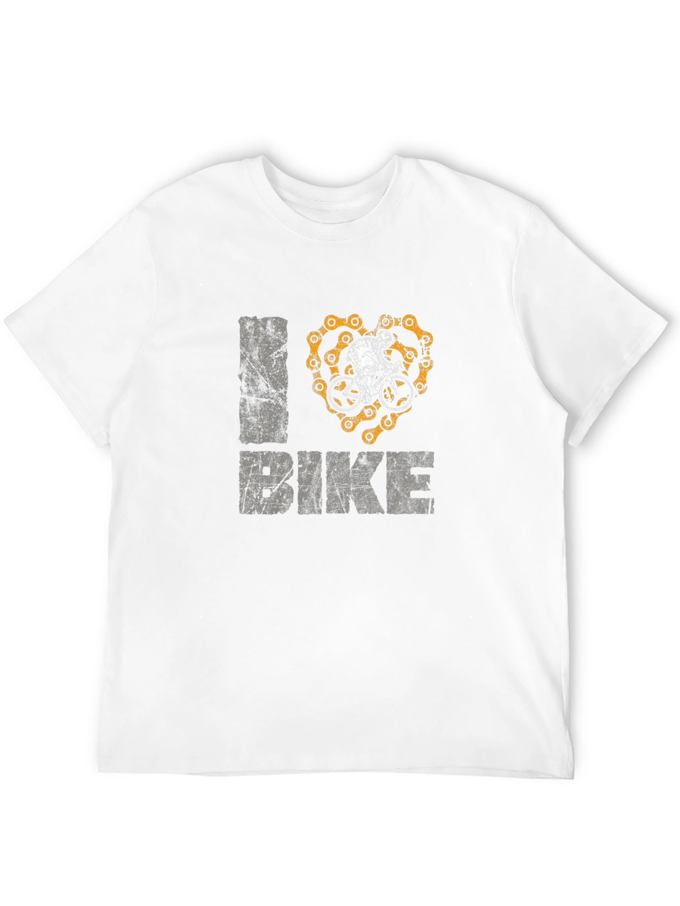 I Heart Bike Graphic Print Tee