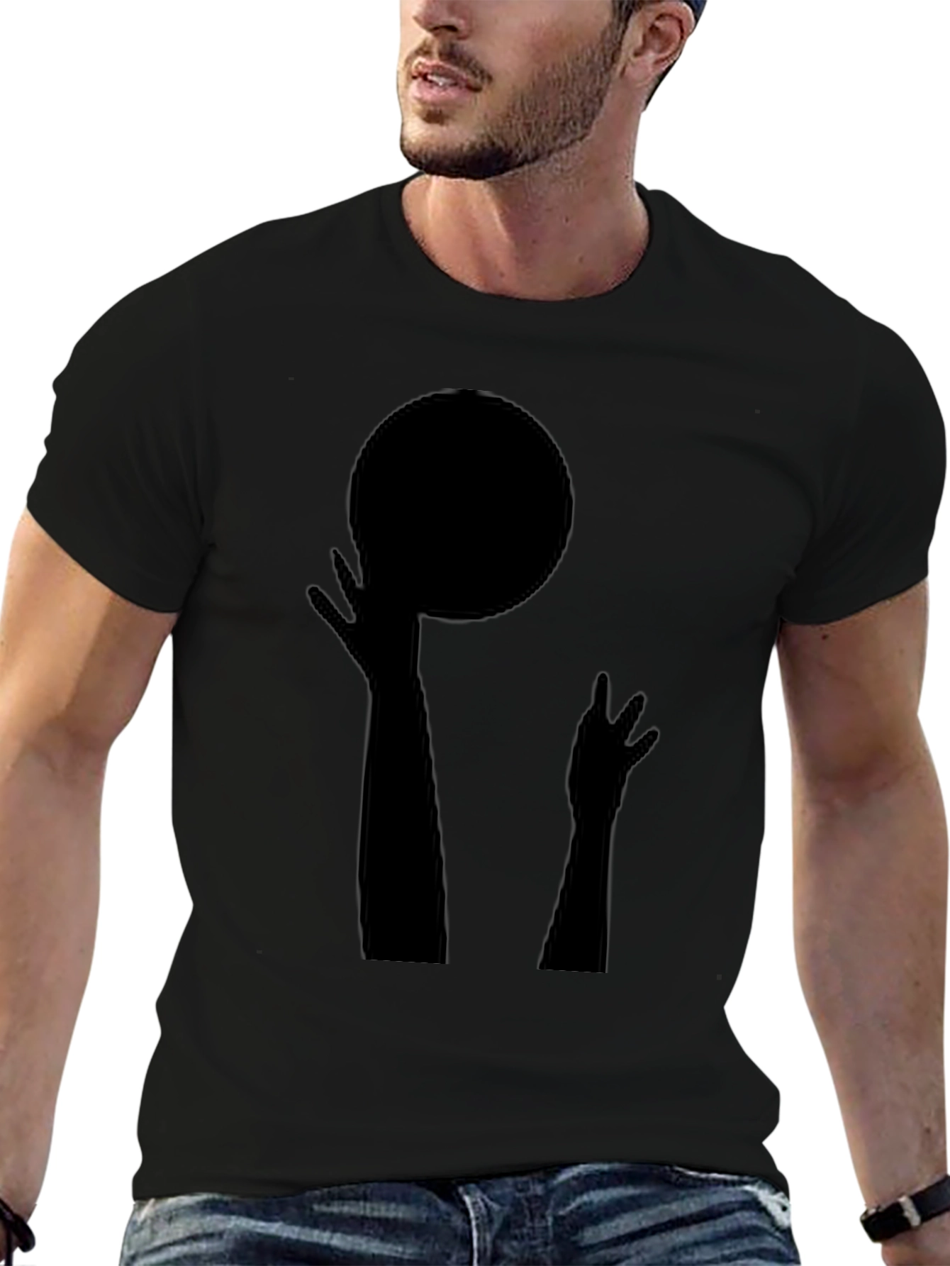 Basketball Silhouette Graphic Tee