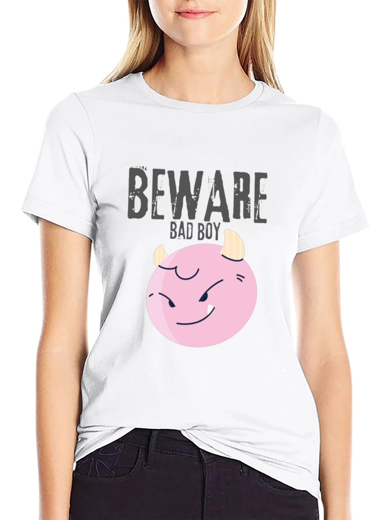 Beware Bad Boy T-Shirt - Funny Graphic Tee