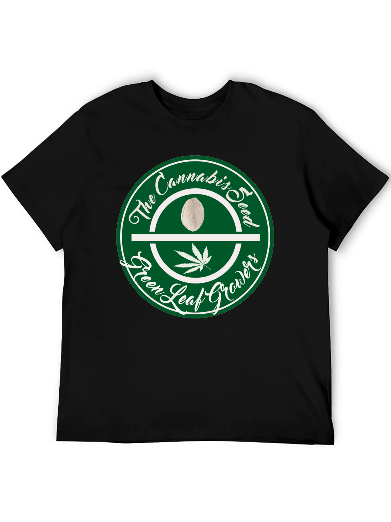 Cannabis Seed Green Leaf Growers T-Shirt