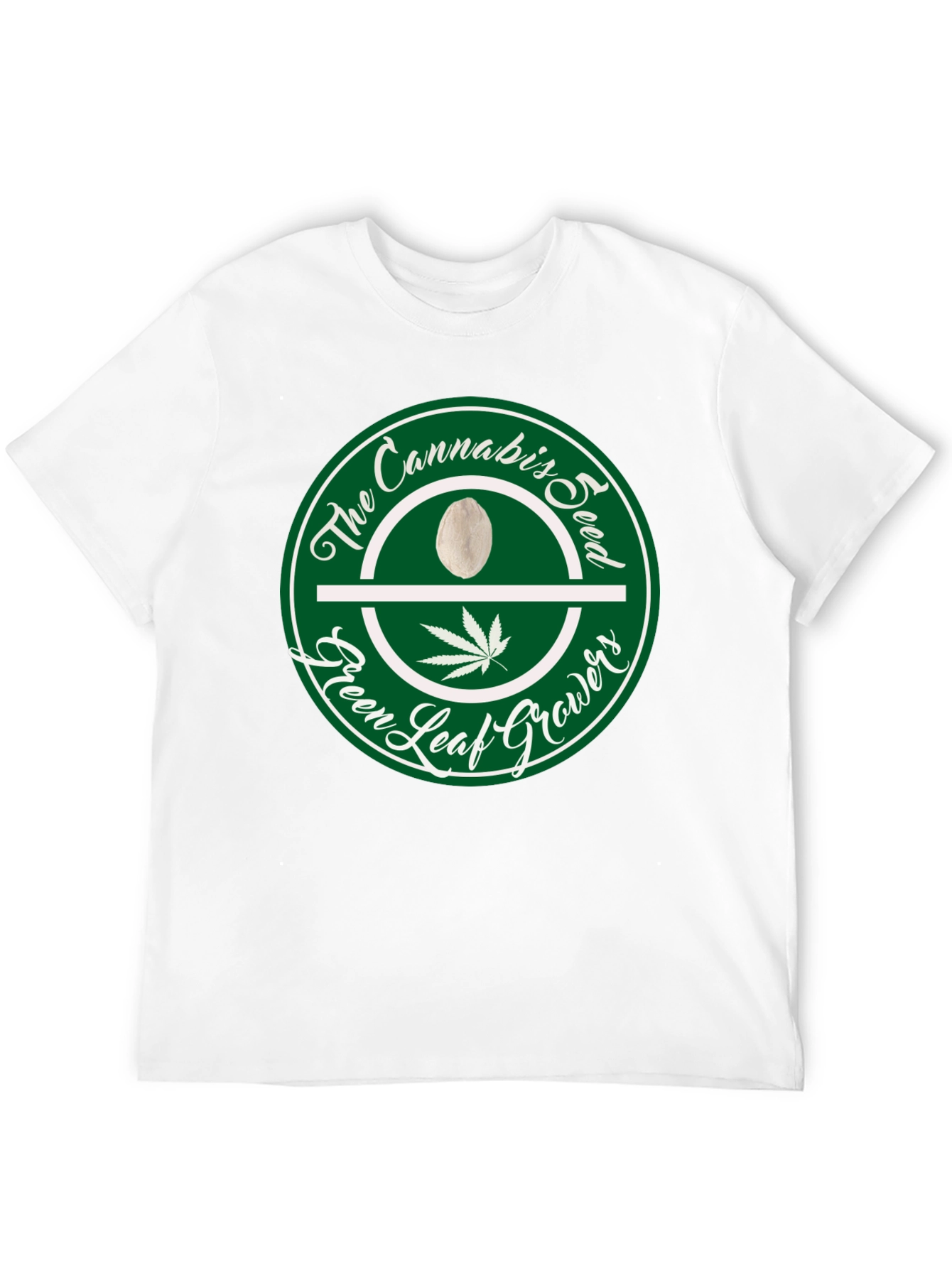Cannabis Seed Green Leaf Growers T-Shirt