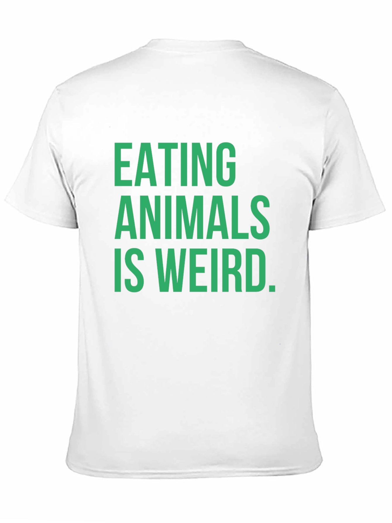 Eating Animals is Weird T-Shirt - Vegan Statement Tee