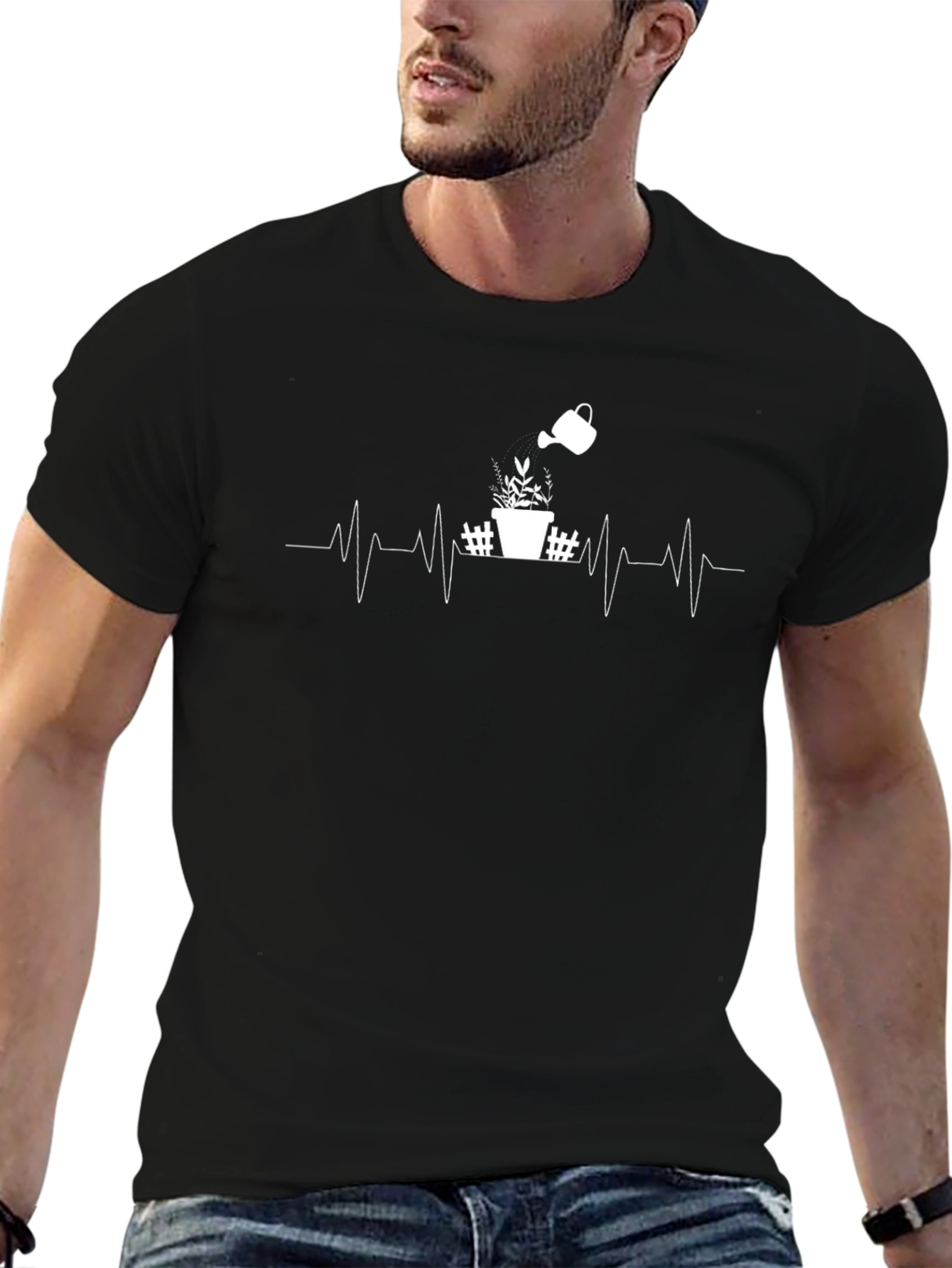 Gardening Heartbeat T-Shirt