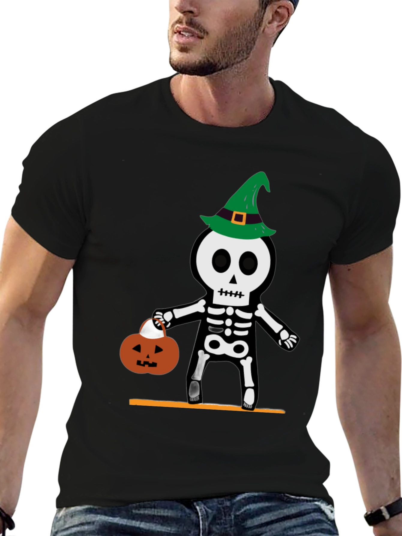 Halloween Skeleton Witch T-Shirt