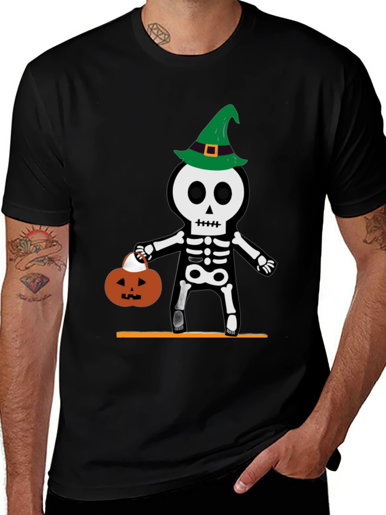 Halloween Skeleton Witch T-Shirt