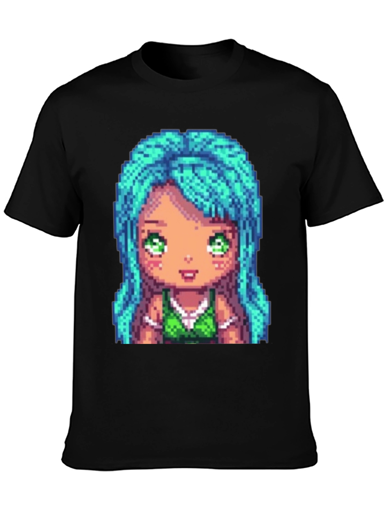 Pixel Art Girl T-Shirt - Quirky Retro Design