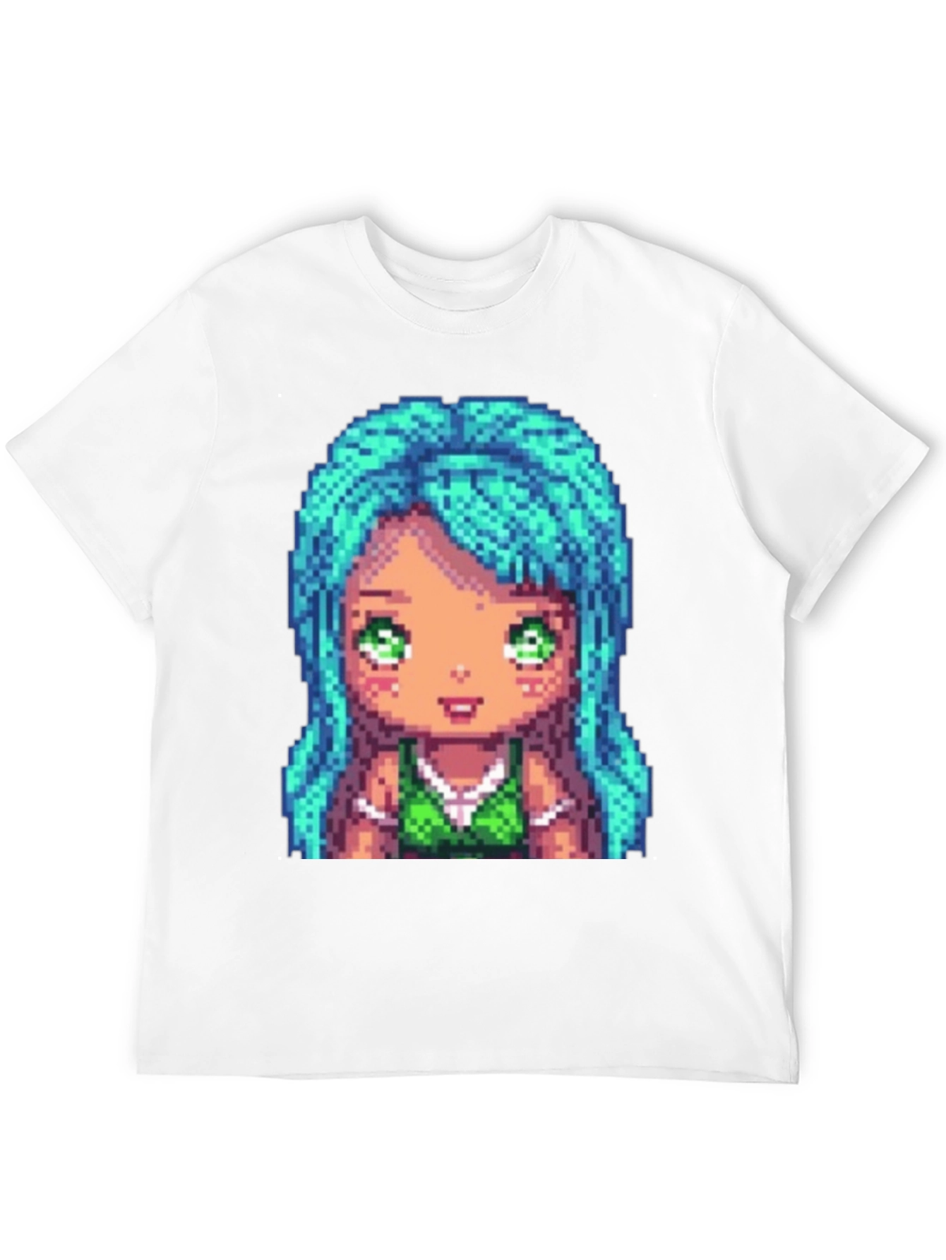 Pixel Art Girl T-Shirt - Quirky Retro Design