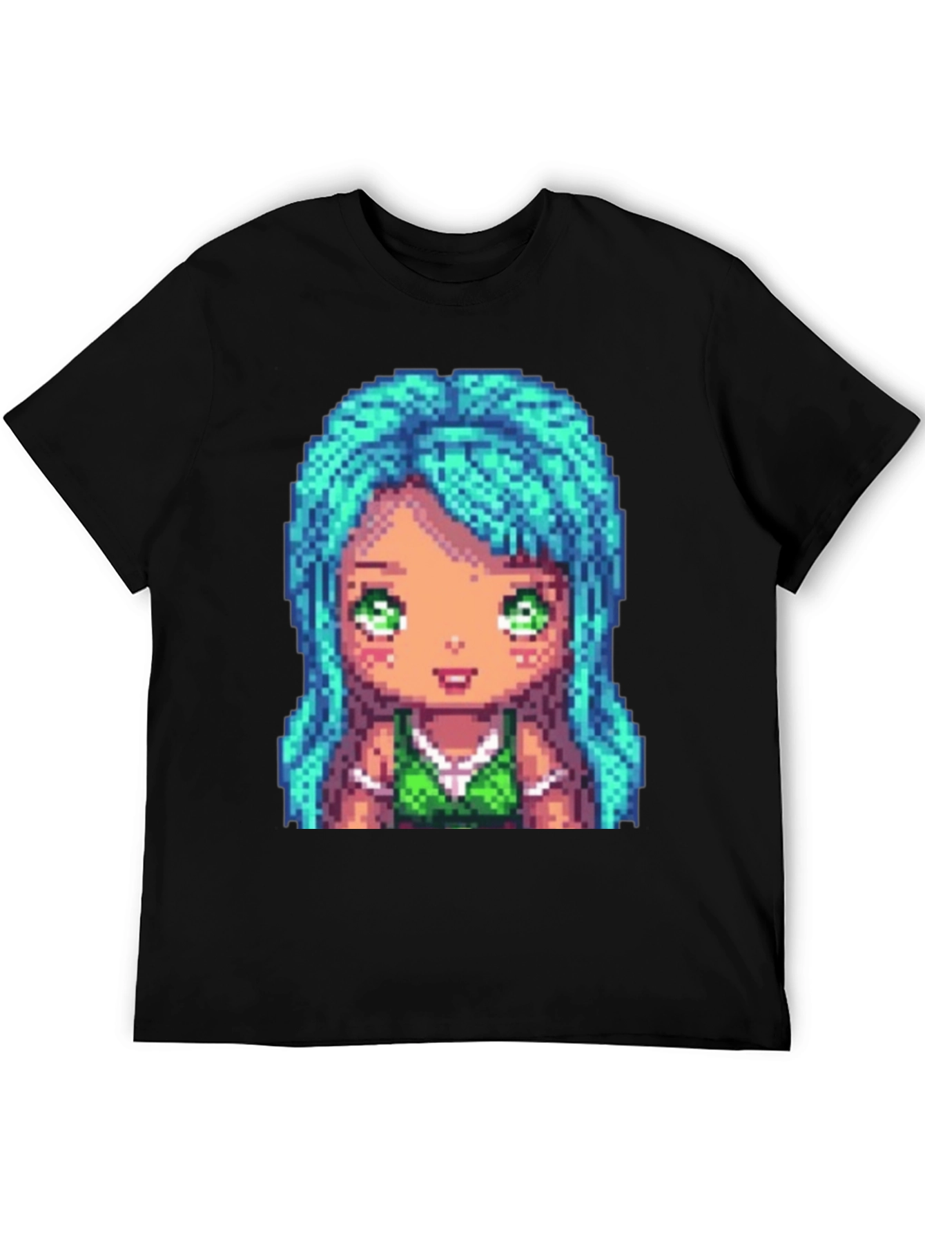 Pixel Art Girl T-Shirt - Quirky Retro Design
