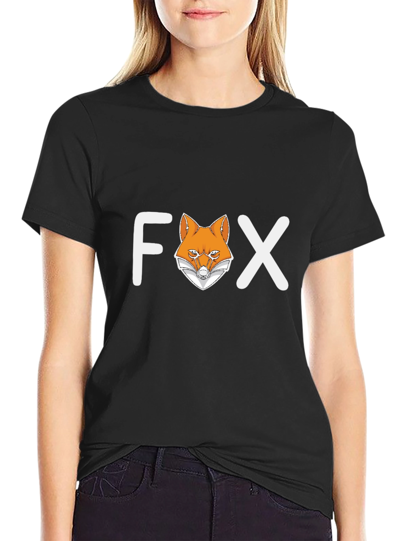 Fox Graphic T-Shirt - Trendy Animal Design