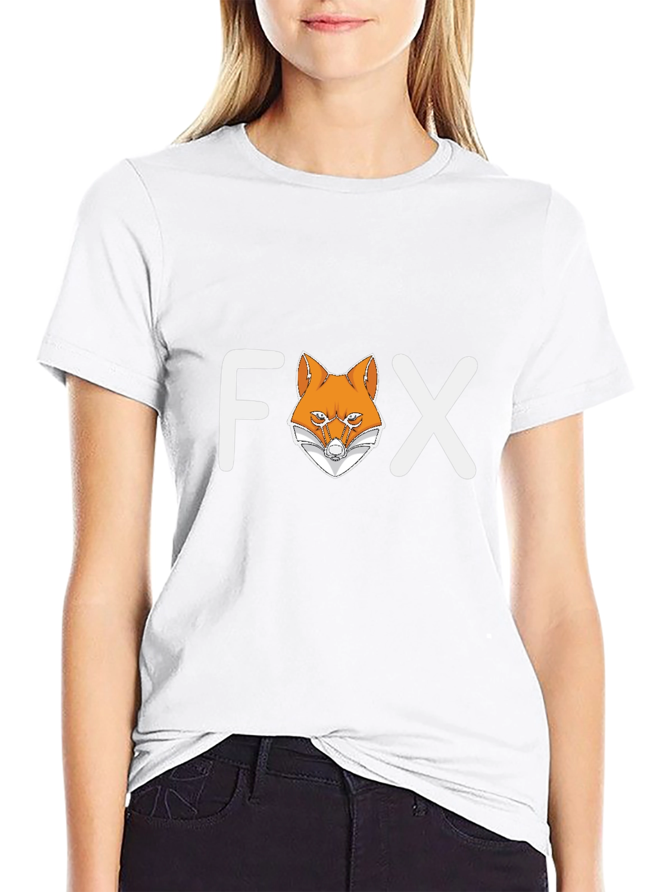 Fox Graphic T-Shirt - Trendy Animal Design