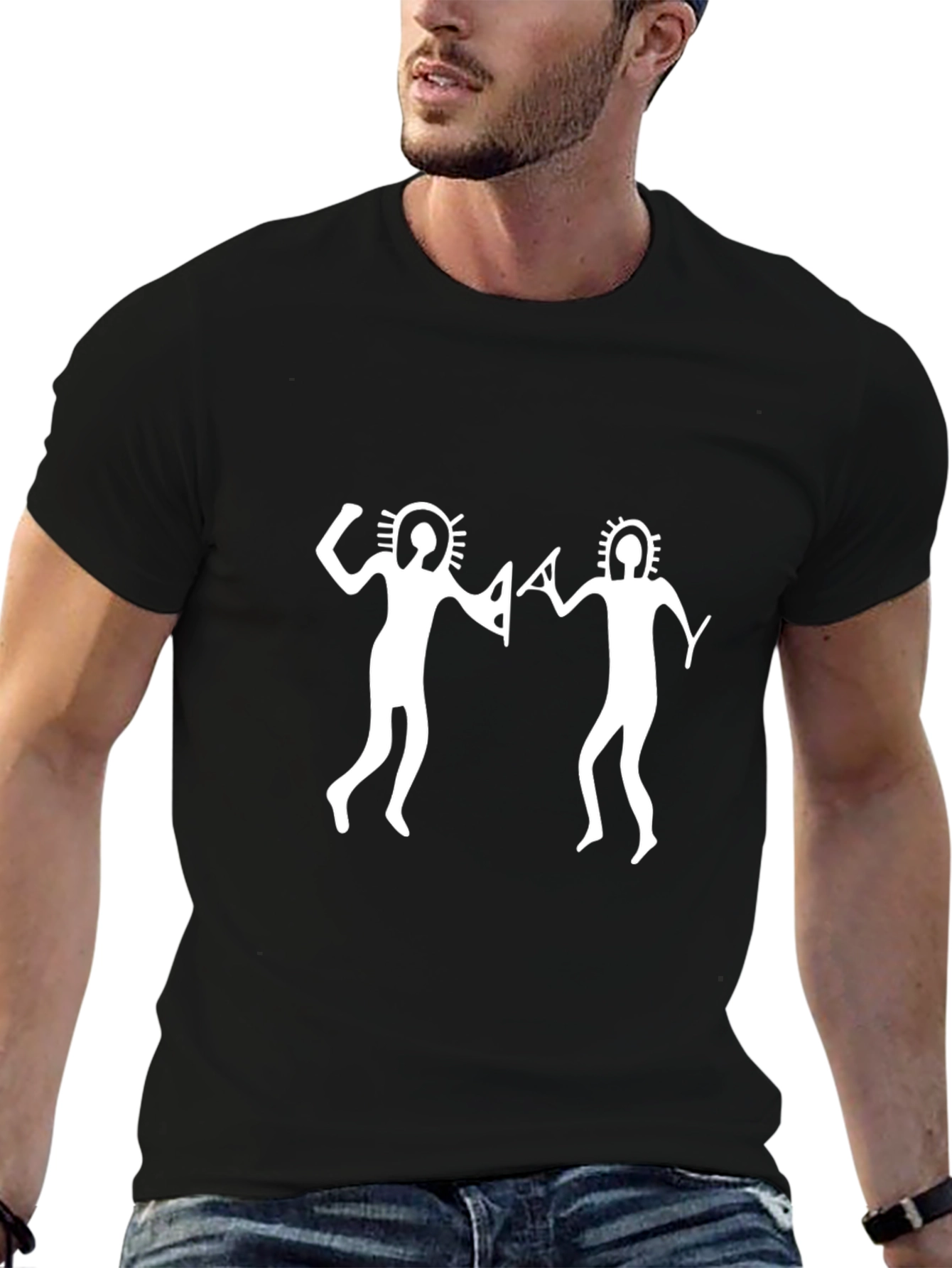 Ancient Art Black Tee