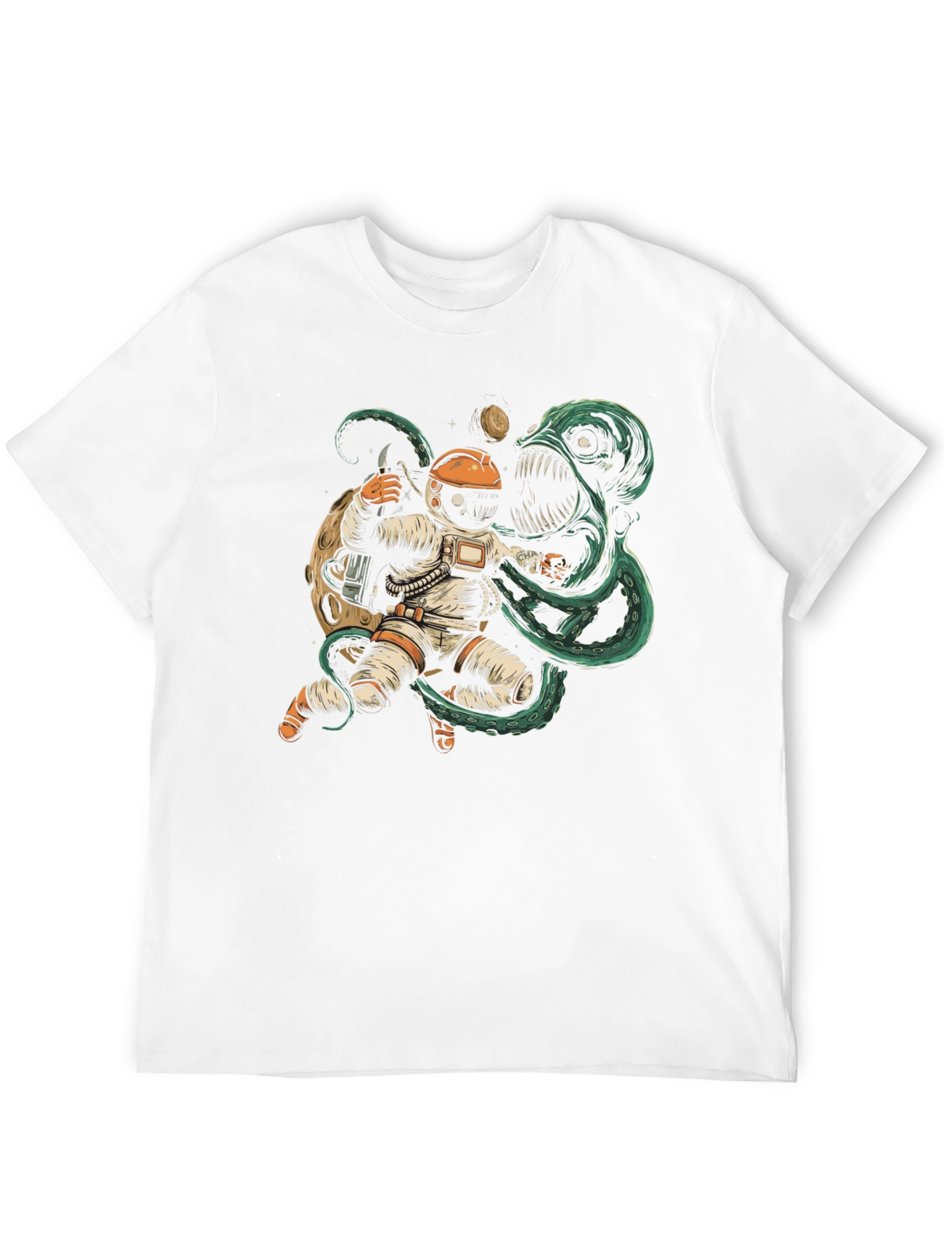 Cosmic Horror Black Graphic T-Shirt