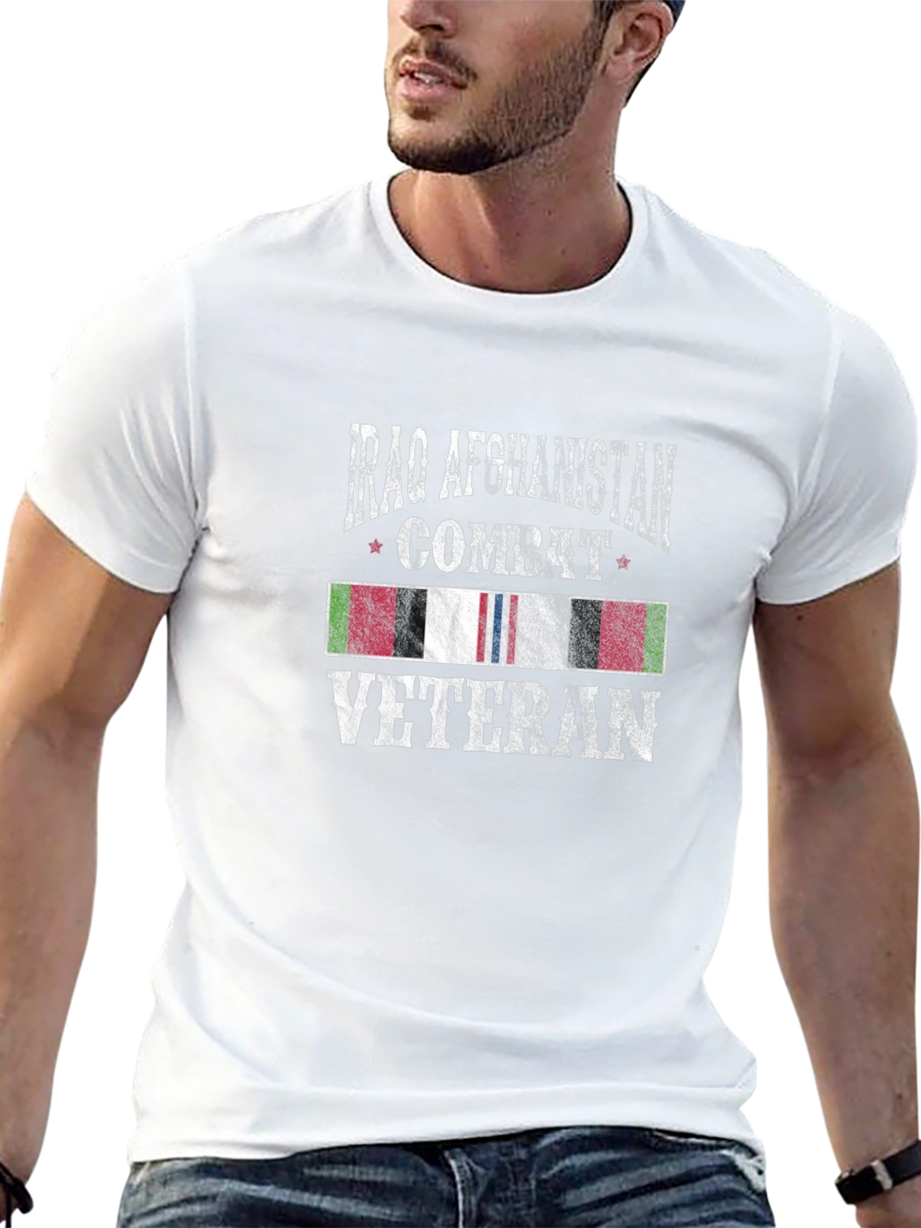 Iraq Afghanistan Combat Veteran T-Shirt
