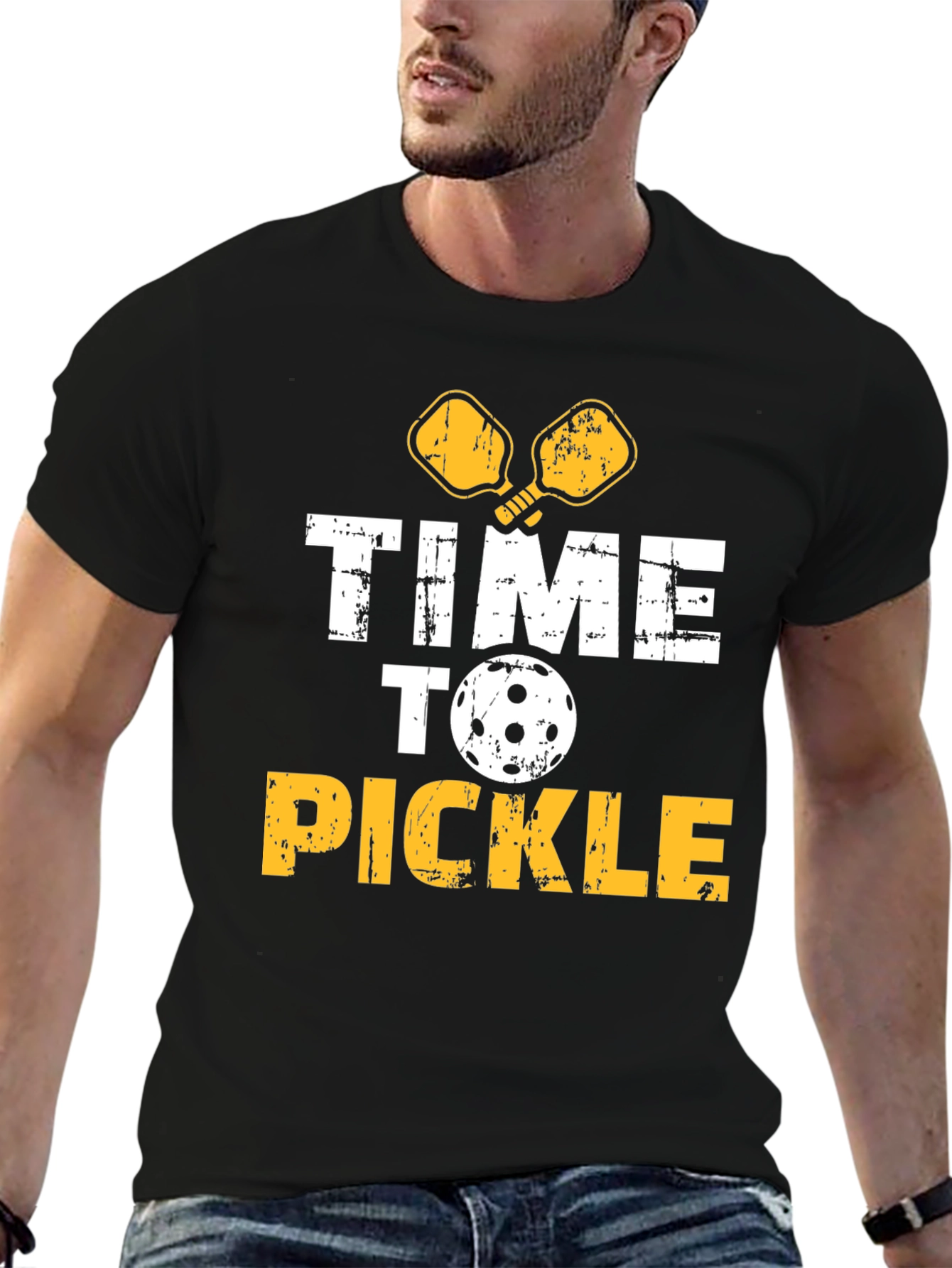 Time to Pickle Black T-Shirt