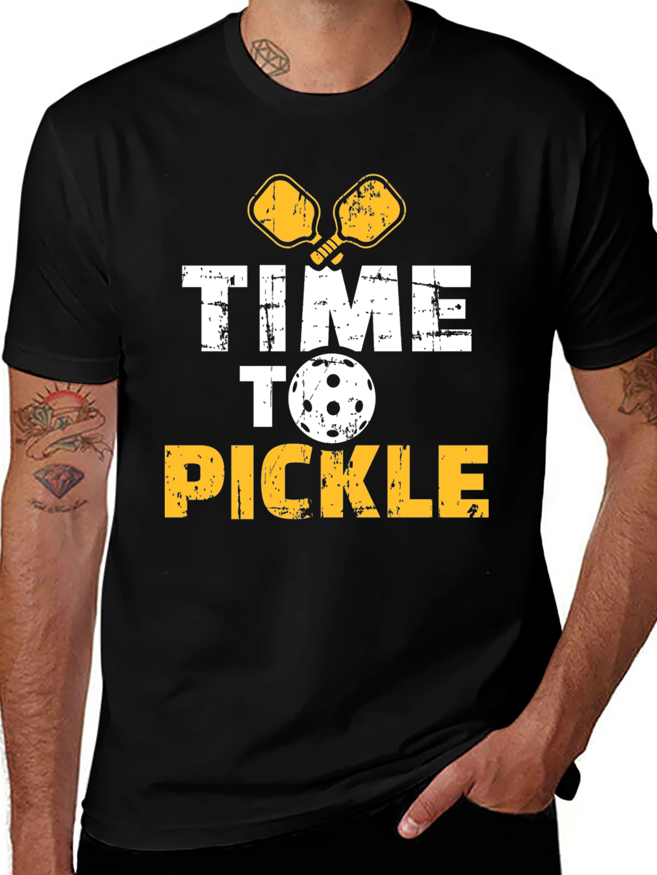 Time to Pickle Black T-Shirt