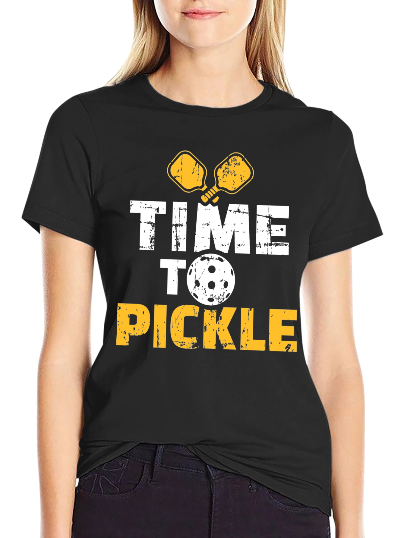 Time to Pickle Black T-Shirt