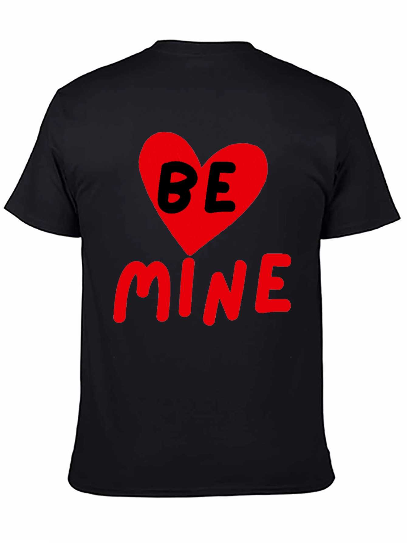Be Mine Valentines Day T-Shirt - Heart Graphic Tee