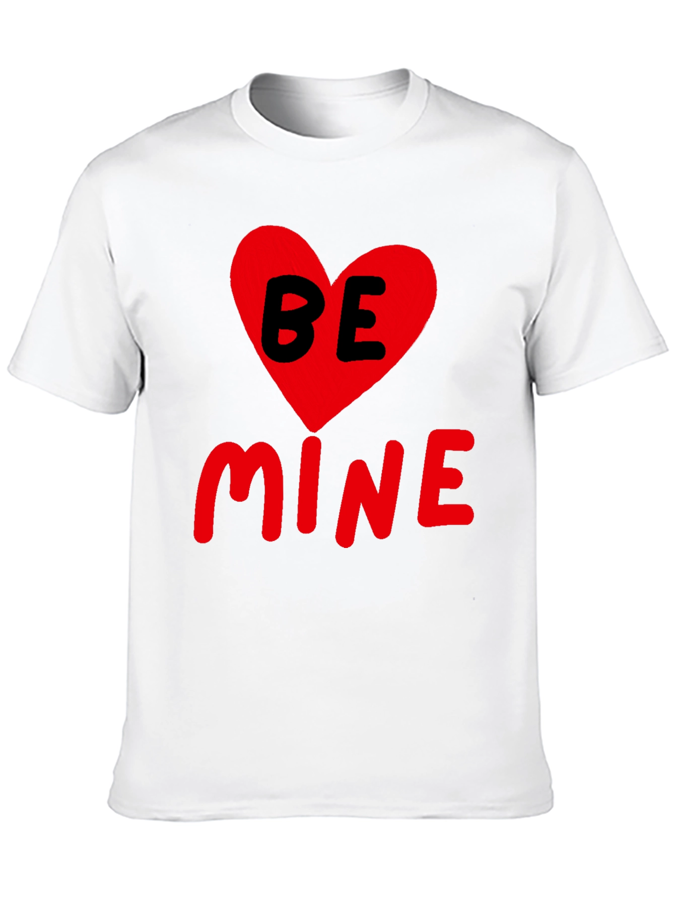 Be Mine Valentines Day T-Shirt - Heart Graphic Tee