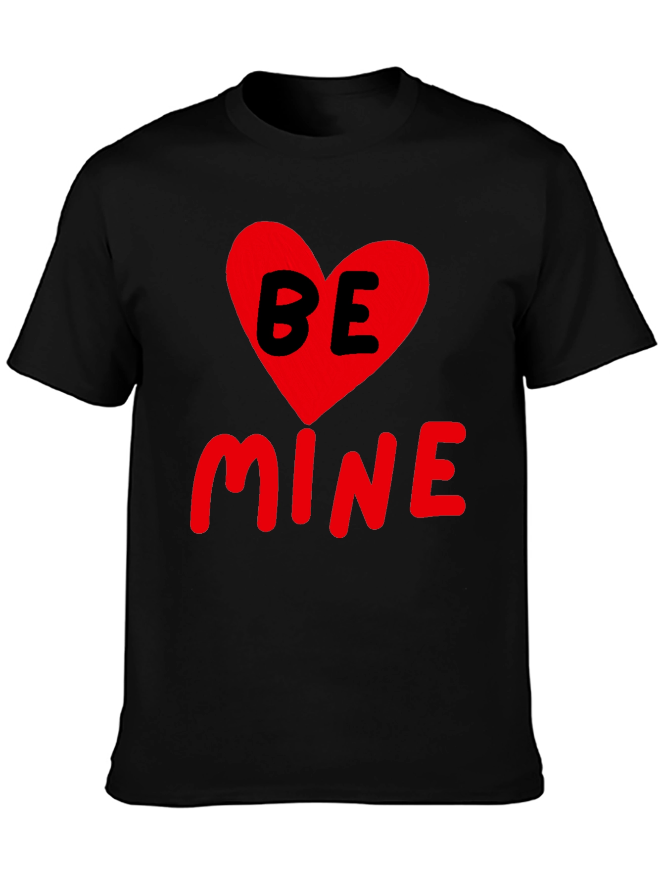 Be Mine Valentines Day T-Shirt - Heart Graphic Tee
